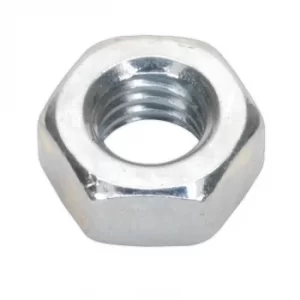 Steel Nut M6 Zinc DIN 934 Pack of 100