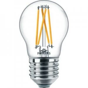 Philips LED (monochrome) EEC A+ (A++ - E) E27 Arbitrary 6 W = 40 W Warm white (Ø x L) 45mm x 80 mm