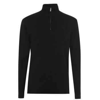 Firetrap Zip Knit Jumper Mens - Black