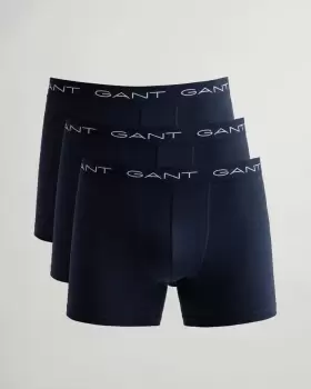 GANT Men 3 Pack Boxer Briefs (L) Blue