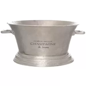 Large Antique Pewter Champagne Cooler