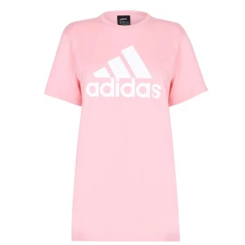 adidas BOS QT T Shirt Ladies - Pink