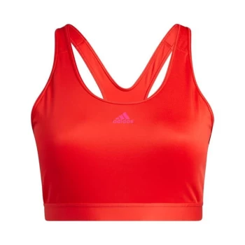 adidas Believe This Bra (Plus Size) Womens - Vivid Red / Team Real Magenta