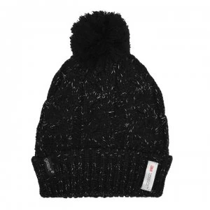 Gelert Lurex Pom Pom Hat Ladies - Black