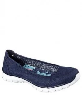 Skechers EZ Flex 3.0 Beautify Slip On Shoe Navy Size 3 Women