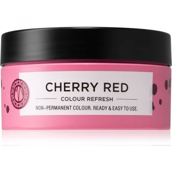 Maria Nila Colour Refresh Cherry Red Gentle Nourishing Mask without Permanent Color Pigments Lasts For 4 - 10 Washes 6.62 100ml