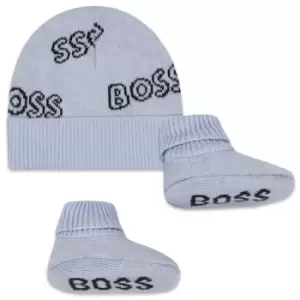 Boss Boss Hat Socks Set Bb24 - Blue