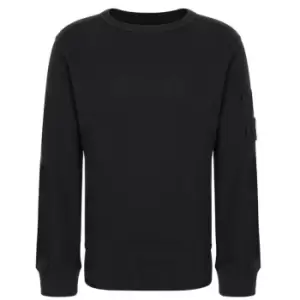 CP COMPANY BoyS Lens Crew Sweatshirt - Black