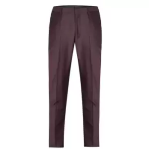 Ted Baker Merlot Suit Trousers - Red