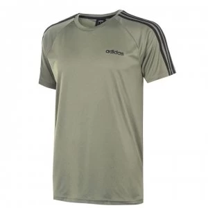 adidas Mens Sereno Training Top - Khaki/Black