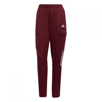 adidas Tiro Cargo Tracksuit Bottoms Womens - Victory Crimson / Ambient Blus