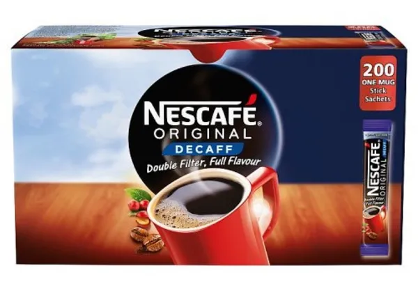 Nescafe Original Decaf Coffee 200 Sticks