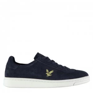 Lyle and Scott Cooper Trainers - Navy Suede