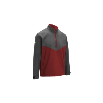 Callaway Heatherd 1/4 Zip Windjacket Med Asphalt Htr - L Size: Large