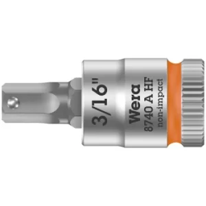 Wera 05003386001 8740 A HF Zyklop In-Hex 1/4" Bit-Socket 3/16" x 28mm