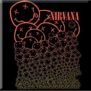 Nirvana - Cascading Smileys Fridge Magnet