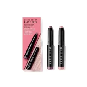 Bobbi Brown Party Prep Mini Long-wear Cream Shadow Stick Duo Dusty Mauve, Golden Pink, Size: 0.9g