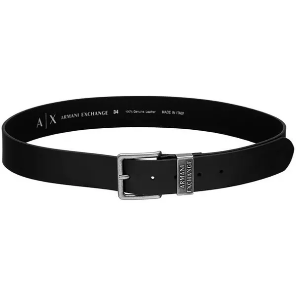 Armani Exchange Mens Inner Logo Belt - Brown 75