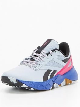 Reebok Nanoflex Training Shoes - Grey/Pink, Size 5, Women