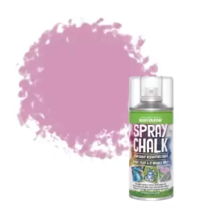 Rust-Oleum Decorative Pink Chalky Topcoat Spray Paint, 150Ml