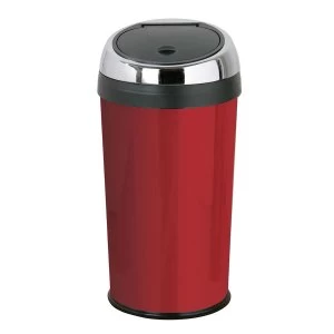 Premier Housewares 30L Touch Bin - Red