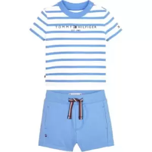 Tommy Hilfiger Baby Essential Striped Set - Blue