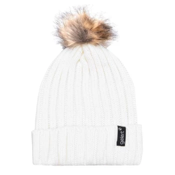 Gelert Turn Up Beanie Junior Girls - White