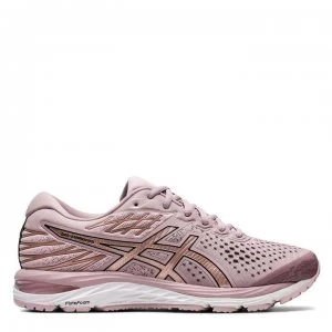 Asics Gel Cumulus 21 Ladies Running Shoes - Pink/Gold