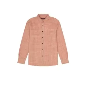 French Connection Madley Check Shirt - Orange