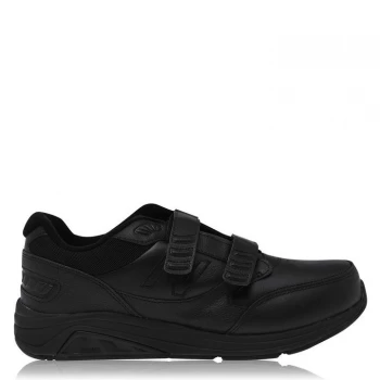 New Balance Hook and Loop Mens Leather Trainers - Black