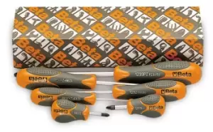 Beta Tools 1299 PZ/S6 6pc Beta MAX Pozidriv - Supadriv Screwdriver Set