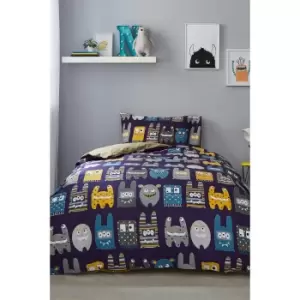 Healthy Growth Monster Reversible Duvet Set