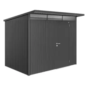 Biohort AvantGarde Metal Shed A5 Standard door 8' 5'' x 7' 2'' - Dark Grey