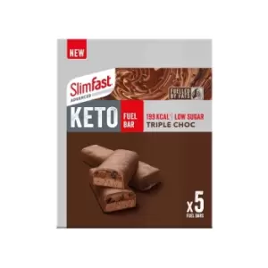 SlimFast Advanced Keto Fuel Bar Triple Chocolate