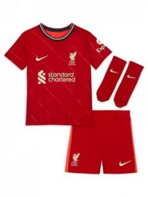 Nike Liverpool Fc Infant 21/22 Home Kit, Red, Size 3-6 Months