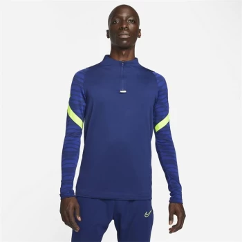 Nike Dri-FIT Strike Mens Soccer Drill Top - Blue/Volt