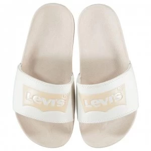 Levis Batwing Sliders - Pink/White