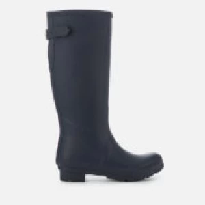 Joules Womens Field Back Adjustable Tall Wellies - French Navy - UK 3