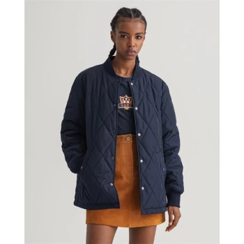 Gant Quilted Coach Jacket - EVENING BLU 433