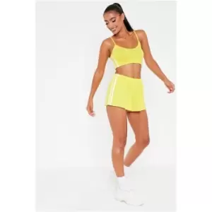 I Saw It First Yellow Side Stripe Cami And Runner Shorts Set - Yellow