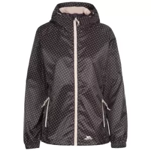 Trespass Womens/Ladies Indulge Dotted Waterproof Jacket (XL) (Black)