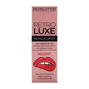 Makeup Revolution Retro Luxe Kits Metallic Regent Red