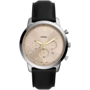 Fossil Neutra Chronograph Black Eco Leather Watch