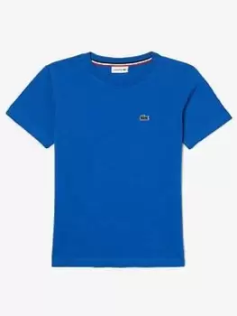 Lacoste Boys Classic Short Sleeve T-Shirt - Kingdom Blue Size 10 Years