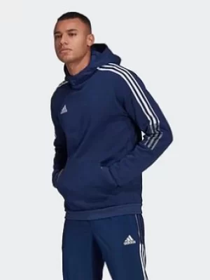 adidas Tiro 21 Sweat Hoodie, Navy, Size L, Men