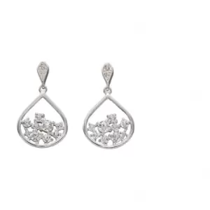 Elements Silver Scattered Zirconia Earrings E5673C