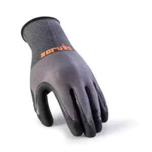 Scruffs Worker Gloves Grey 5pk L / 9 T55230