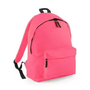 Bagbase Original Plain Backpack (one Size, Fluorescent Pink)