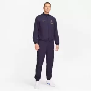 Nike Saint-Germain Strike Mens Nike Dri-FIT Woven Soccer Tracksuit - Blue