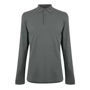 Boss Pado 30 Long Sleeve Polo Shirt - Green